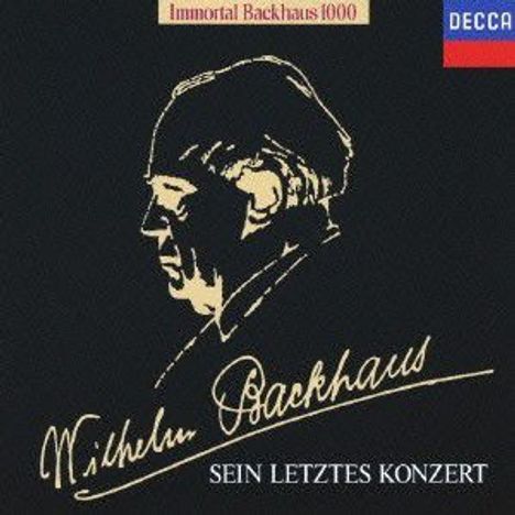 Wilhelm Backhaus - Sein letztes Konzert, 2 CDs
