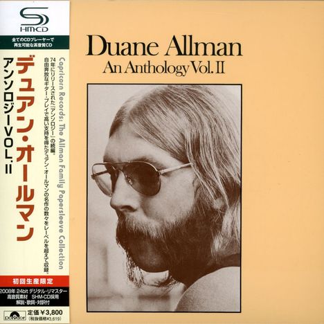 Duane Allman (1946-1971): An Anthology Vol.II (SHM-CD), 2 CDs