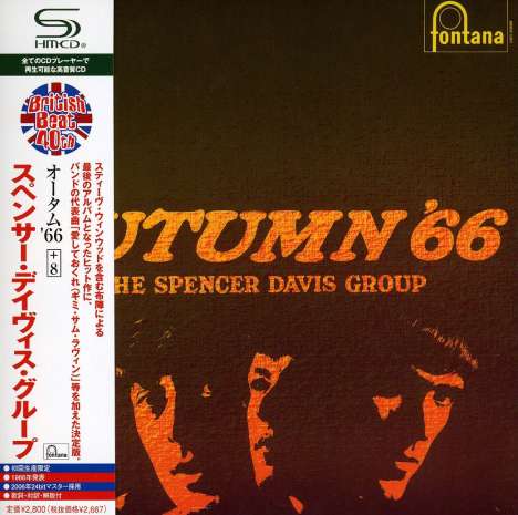 Spencer Davis: Autumn '66 (+ 8 Bonus Tracks) (Ltd. Papersleeve) (SHM-CD), CD