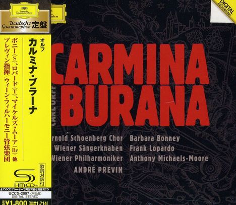 Carl Orff (1895-1982): Carmina Burana (SHM-CD), CD