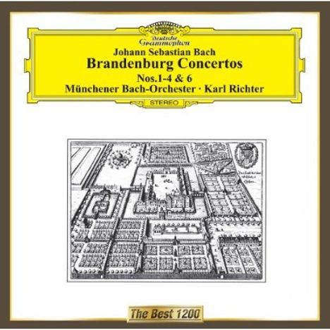 Johann Sebastian Bach (1685-1750): Brandenburgische Konzerte Nr.1-4,6, CD