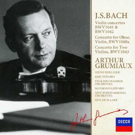 Johann Sebastian Bach (1685-1750): Violinkonzerte BWV 1041-1043, CD