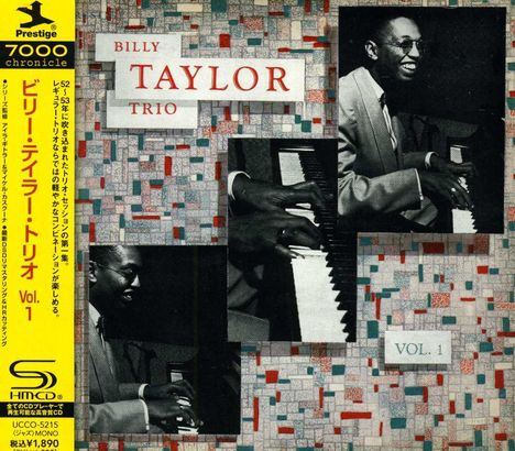 Billy Taylor (Piano) (1921-2010): Billy Taylor Trio Vol.1 (SHM-CD), CD