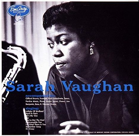 Sarah Vaughan (1924-1990): Sarah Vaughan (SHM-SACD), Super Audio CD Non-Hybrid