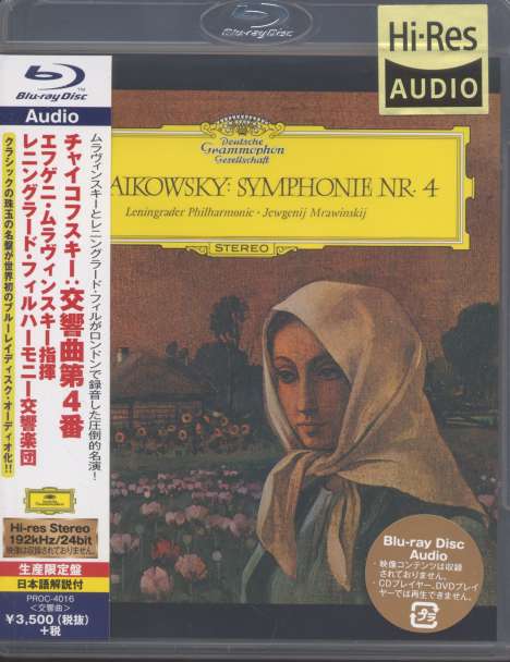 Peter Iljitsch Tschaikowsky (1840-1893): Symphonie Nr.4, Blu-ray Audio