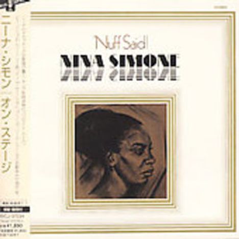 Nina Simone (1933-2003): Nuff Said!, CD