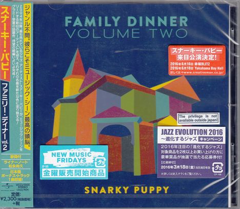 Snarky Puppy: Family Dinner Volume Two, CD