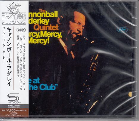 Cannonball Adderley (1928-1975): Mercy, Mercy, Mercy!: Live At The Club (SHM-CD), CD