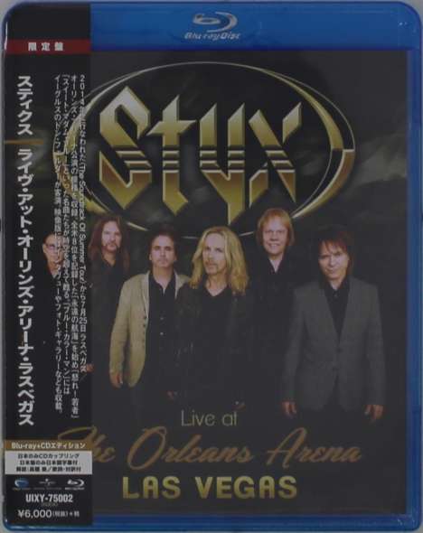 Styx: Live At The Orleans Arena Las Vegas (Blu-Ray+shm-Cd) (Ltd.) (Region-A), 2 Blu-ray Discs