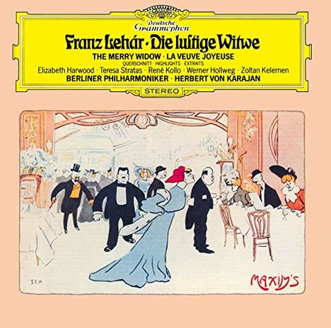 Franz Lehar (1870-1948): Die lustige Witwe (Ausz.) (UHQ-CD), CD