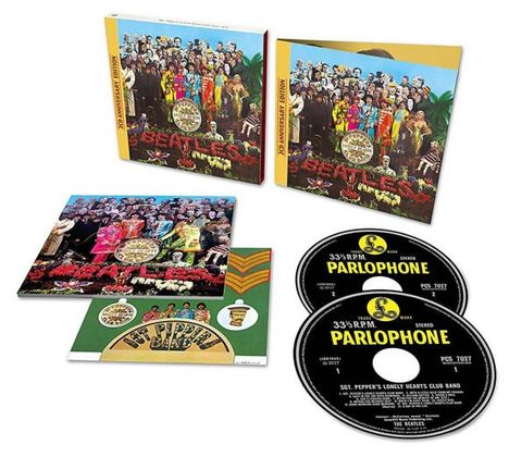 The Beatles: Sgt. Pepper's Lonely Hearts Club Band  (50th-Anniversary-Edition) (2 SHM-CD), 2 CDs