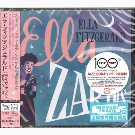 Ella Fitzgerald (1917-1996): Ella At Zardi's: Live 1956 (SHM-CD), CD