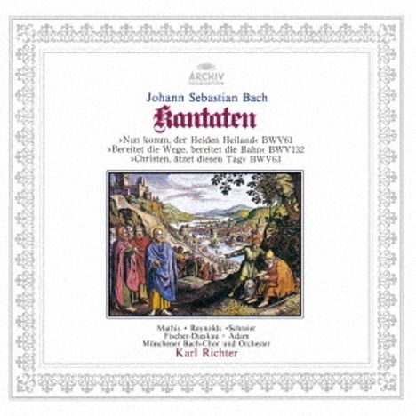 Johann Sebastian Bach (1685-1750): Kantaten BWV 61,63,132, CD