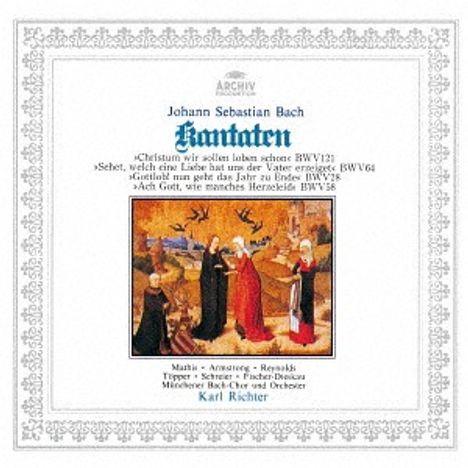 Johann Sebastian Bach (1685-1750): Kantaten BWV 28,58,64,121, CD