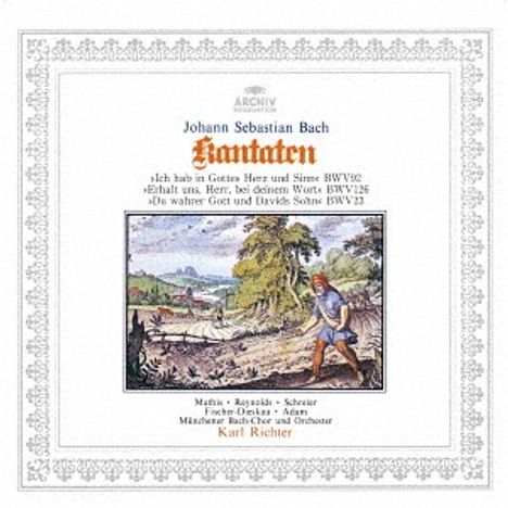 Johann Sebastian Bach (1685-1750): Kantaten BWV 23,92,126, CD