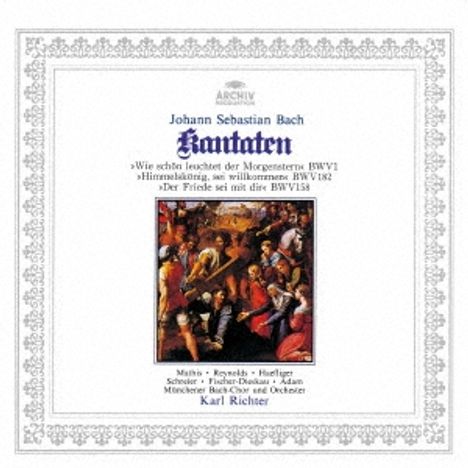 Johann Sebastian Bach (1685-1750): Kantaten BWV 1,128,182, CD