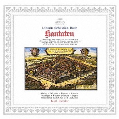 Johann Sebastian Bach (1685-1750): Kantaten BWV 38,55,60,115, CD