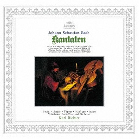 Johann Sebastian Bach (1685-1750): Kantaten BWV 26,51,189,202, CD