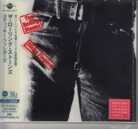 The Rolling Stones: Sticky Fingers (UHQ-CD/MQA-CD) (Reissue) (Limited Edition), CD