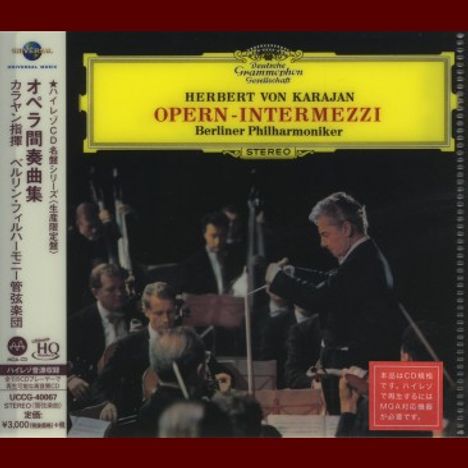 Herbert von Karajan - Opera Intermezzi (Ultimate High Quality CD), CD