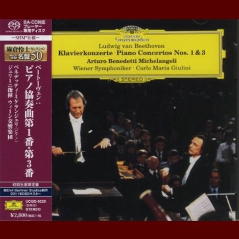 Ludwig van Beethoven (1770-1827): Klavierkonzerte Nr.1 &amp; 3 (SHM-SACD), Super Audio CD Non-Hybrid