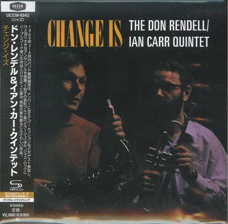 Don Rendell &amp; Ian Carr: Change Is (SHM-CD) (Papersleeve), CD