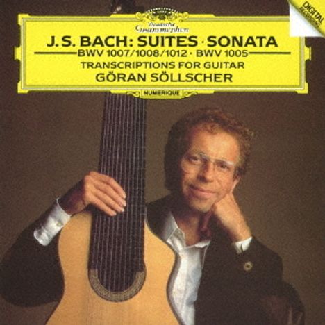 Johann Sebastian Bach (1685-1750): Partita BWV 1005,1007,1008 für Gitarre (SHM-CD), CD
