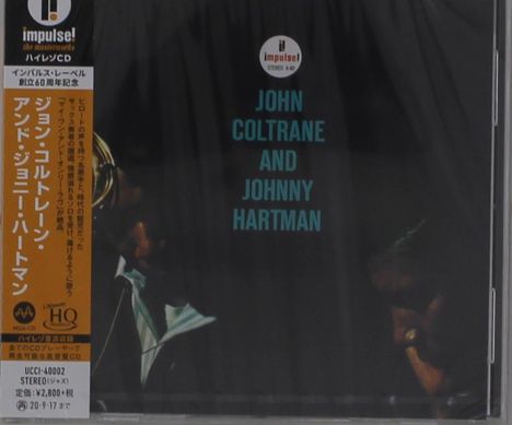 John Coltrane &amp; Johnny Hartman: John Coltrane And Johnny Hartman (UHQ-CD/MQA-CD), CD