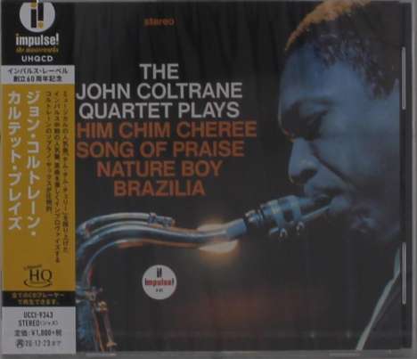 John Coltrane (1926-1967): The John Coltrane Quartet Plays (Impulse! 60 Edition) (UHQ-CD), CD