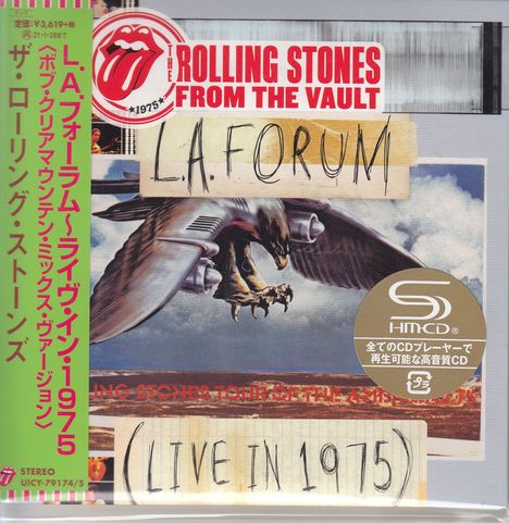 The Rolling Stones: From The Vault: L.A. Forum (Live In 1975) (Bob Clearmountain Mix) (SHM-CD) (Papersleeve), 2 CDs