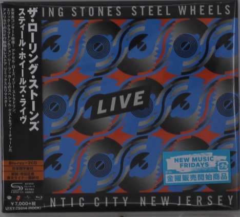 The Rolling Stones: Steel Wheels Live (Atlantic City 1989) (2 SHM-CDs + SD Blu-ray Disc), 2 CDs und 1 Blu-ray Disc