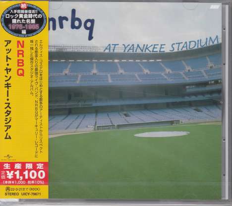 NRBQ: At Yankee Stadium, CD