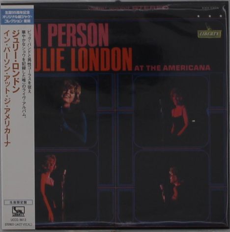 Julie London: In Person At The Americana (Papersleeve), CD