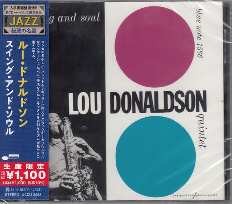 Lou Donaldson (1926-2024): Swing And Soul, CD