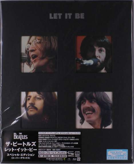 The Beatles: Let It Be (50th Anniversary Edition) (5 SHM-CDs + Blu-ray Disc), 5 CDs, 1 Blu-ray Audio und 1 Buch