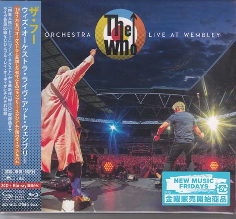 The Who: With Orchestra Live At Wembley 2019 (2 SHM-CDs + Blu-ray Audio) (Digipack), 2 CDs und 1 Blu-ray Audio
