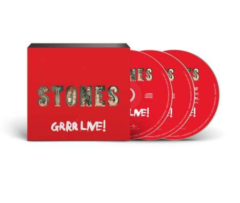 The Rolling Stones: GRRR Live! (Live At Newark 2012) (SHM-CDs + DVD) (Digipack), 2 CDs und 1 DVD