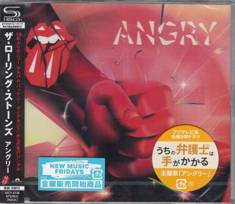 The Rolling Stones: Angry (SHM-CD), Single-CD