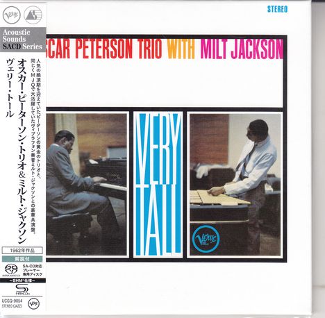 Oscar Peterson &amp; Milt Jackson: Very Tall (SHM-SACD) (Digisleeve), Super Audio CD Non-Hybrid