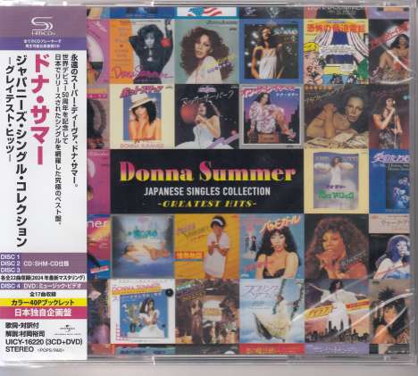Donna Summer: Japanese Singles Collection - Greatest Hits (3 SHM-CD + DVD), 3 CDs