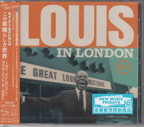 Louis Armstrong (1901-1971): Louis In London (Live At The BBC, London 1968) (SHM-CD), CD