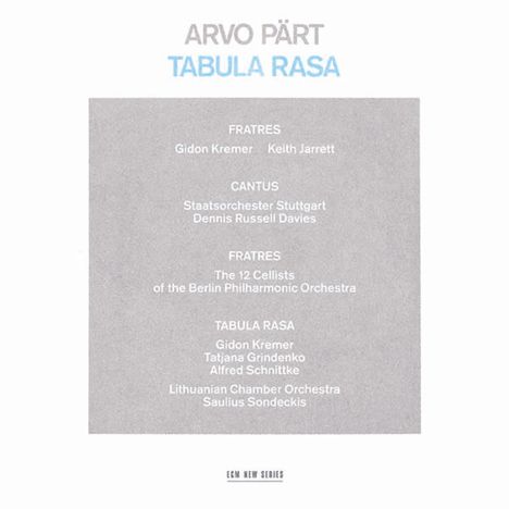 Arvo Pärt (geb. 1935): Tabula Rasa (SHM-CD), CD