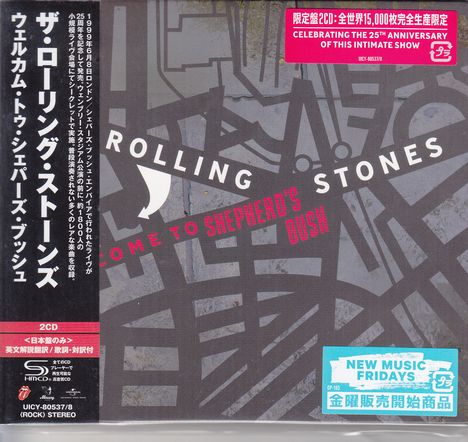 The Rolling Stones: Welcome To Shepherds Bush (2 SHM-CDs) (Digipack), 2 CDs