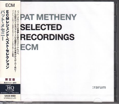 Pat Metheny (geb. 1954): Selected Recordings, CD