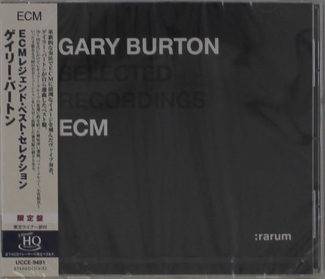 Gary Burton (geb. 1943): Selected Recordings :rarum Anthology (UHQ-CD), CD