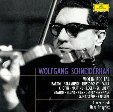 Wolfgang Schneiderhan - Violin Recital (UHQ-CD), CD