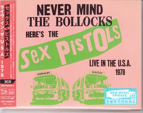 Sex Pistols: Live In The U.S.A. 1978 (SHM-CDs), 3 CDs