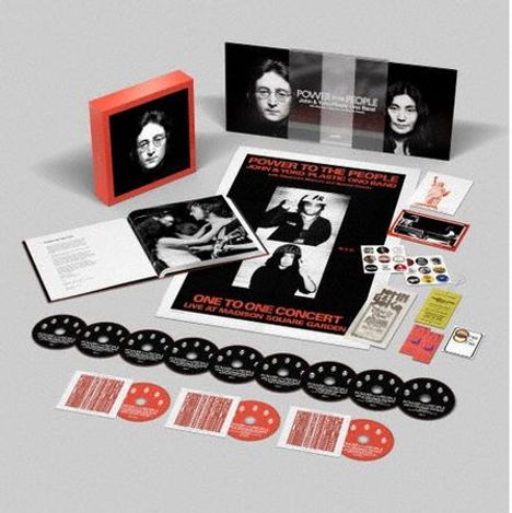 John & Yoko & Plastic Ono Band: Power To The People (SHM-CDs) (Limited Deluxe Edition) (Box Set), 9 CDs und 3 Blu-ray Audio