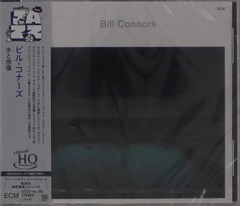 CD-Hülle mit dem Namen "Bill Connors" in Englisch und japanischen Schriftzeichen. Logo mit Jazz-Illustration links.