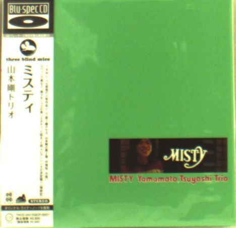 Tsuyoshi Yamamoto (geb. 1948): Misty (Blu-Spec CD) (Papersleeve), CD